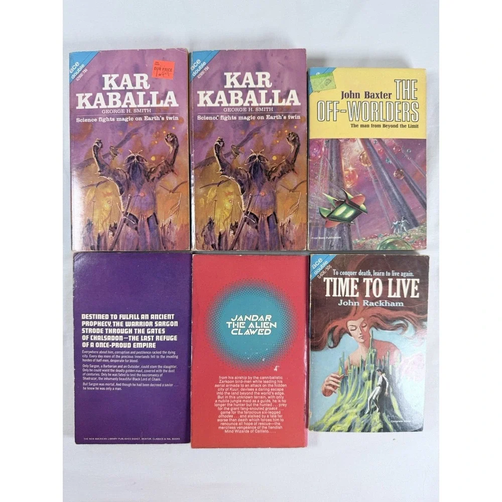 Lot of 6 | Lin Carter Books